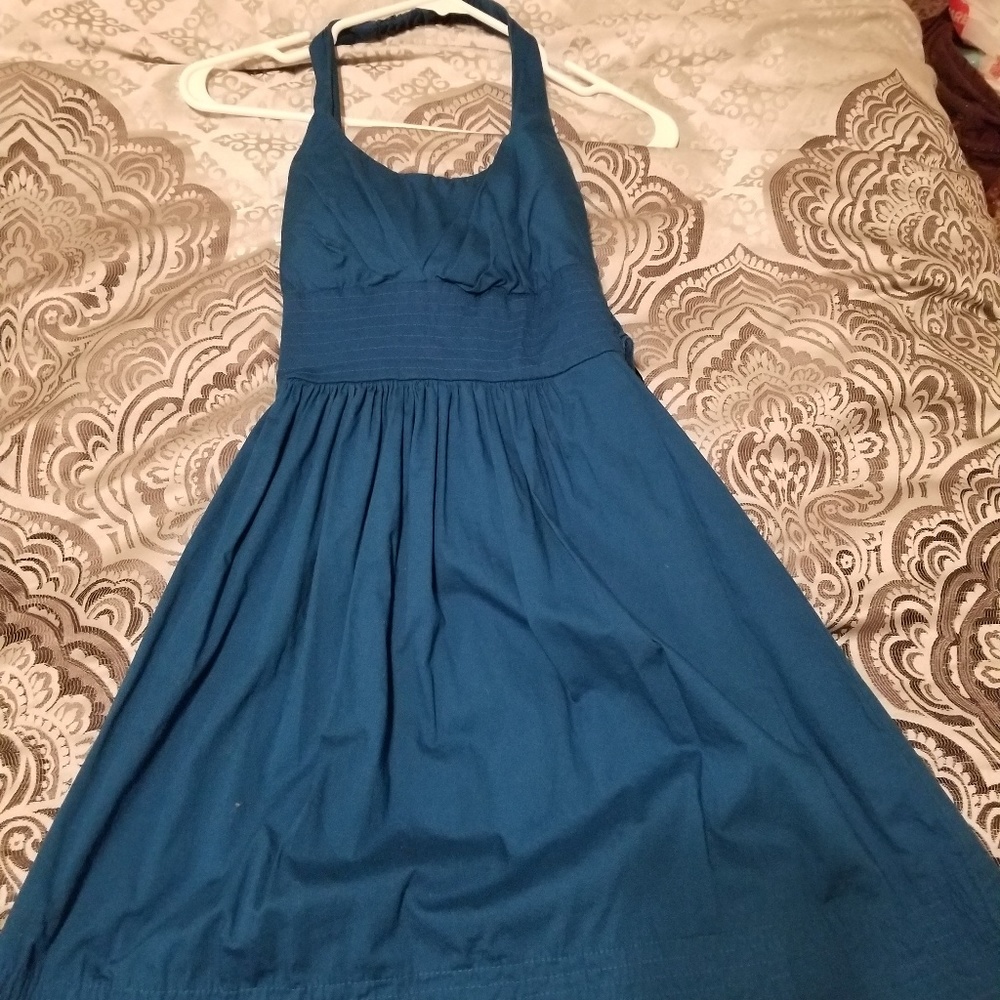 Teal summer dress small